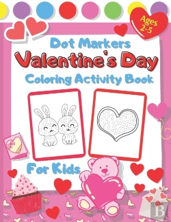 Bertrand.pt - Valentine'S Day Dot Markers Activity Coloring Book For Kids 2-5