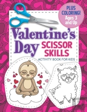 Valentine'S Day Scissor Skills Activity Book For Kids