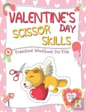 Valentine'S Day Scissor Skills Preschool Workbook For Kids