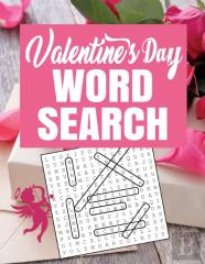 Valentine'S Day Word Search