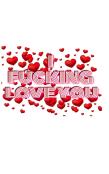 Valentine'S I  Fucking Love You Creative Blank  Journal