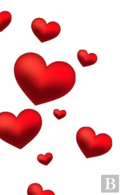 Valentine'S  Red Hearts  Creative Blank