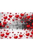 Valentine'S   Winter Wonderland  Red Hearts  Creative  Blank  Book Why   I Love You