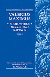Valerius Maximus' Memorable Deeds And Sayings Book 1