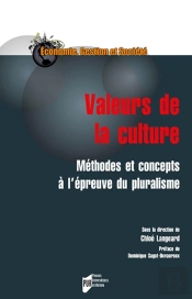 Valeurs De La Culture ; Méthodes Et Concepts À L'Épreuve Du Pluralisme