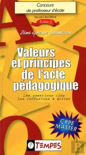 valeurs & principes de l'acte pedagogique