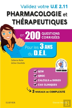 Bertrand.pt - Validez Votre Ue 2.11 ; Pharmacologie Et Thérapeutiques En 200 Questions Corrigées