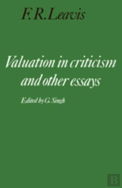 Bertrand.pt - Valuation In Criticism And Other Essays
