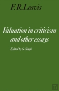 Bertrand.pt - Valuation In Criticism And Other Essays