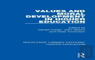 Values And Moral Development In Higher Education