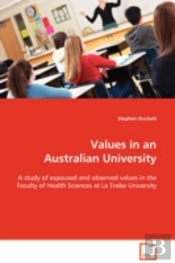 Values In An Australian University