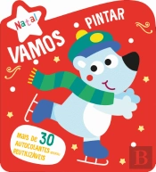 Vamos Pintar - Natal - Vermelho Urso