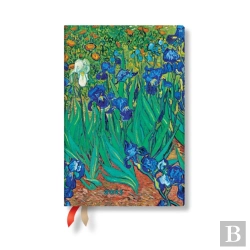 Bertrand.pt - Van Goghâ€™S Irises (Mini 12-Month Verso Hardback Dayplanner 2025 (Elastic Band Closure)