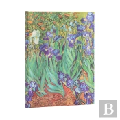 Van Goghâ€™S Irises Ultra Lined Hardcover Journal