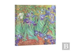 Van Goghâ€™S Irises Ultra Unlined Hardcover Journal