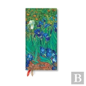 Van Goghâ€™S Irises (Van Goghâ€™S Irises) Slim 12-Month Dayplanner 2024