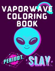 Vaporwave Coloring Book