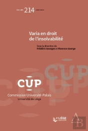 Varia En Droit De L'Insolvabilité