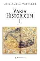 Varia Historicorum I