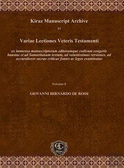 Bertrand.pt - Variae Lectiones Veteris Testamenti (Vol 1)