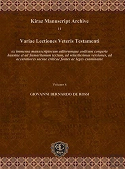 Bertrand.pt - Variae Lectiones Veteris Testamenti (Vol 1)