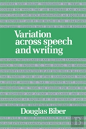 Variation Across Speech And Writing