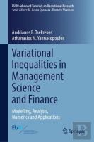 Variational Inequalities In Management Science And Finance