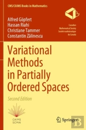 Variational Methods In Partially Ordered Spaces
