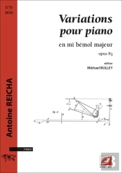Variations Pour Piano : En Mi Bémol Majeur, Op. 83