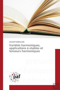 Bertrand.pt - Varietes Harmoniques, Applications  -Stables Et Tenseurs Harmoniques