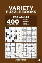 Variety Puzzle Books For Adults - 400 Easy Puzzles 9x9