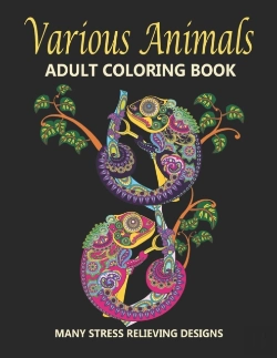 Bertrand.pt - Various Animals Adult Coloring Book