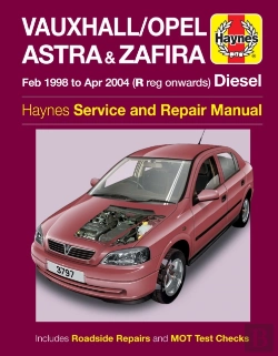 Bertrand.pt - Vauxhall/Opel Astra & Zafira Diesel (Feb 98 - Apr 04) Haynes Repair Manual