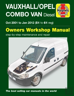 Bertrand.pt - Vauxhall/Opel Combo Diesel Van (Oct 2001 To Jan 2012) 51 To 61 Haynes Repair Manual