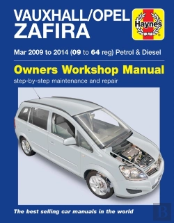 Bertrand.pt - Vauxhall/Opel Zafira (Mar 09-14) 09 To 64 Haynes Repair Manual
