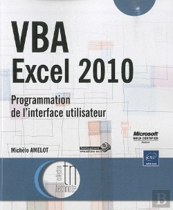 Bertrand.pt - Vba Excel 2010 - Programmation De L'Interface Utilisateur
