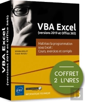 Vba Excel (Versions 2019 Et Office 365) - Coffret 2 Livres : Maitrisez La Programmation Sous Exces