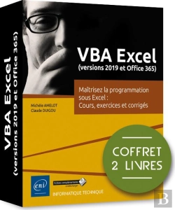 Bertrand.pt - Vba Excel (Versions 2019 Et Office 365) - Coffret 2 Livres : Maitrisez La Programmation Sous Exces
