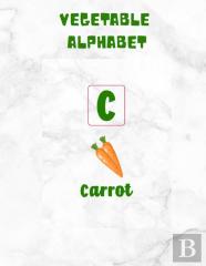 Vegetable Alphabet Flashcards