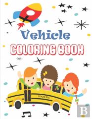 Vehicle Coloring Book