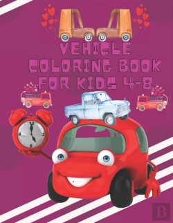 Bertrand.pt - Vehicle Coloring Book For Kids 4-8
