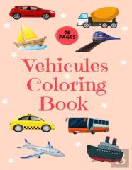 Vehicles Coloring Book