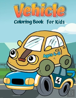 Bertrand.pt - Vehicles Coloring Book For Kids Ages 4-8