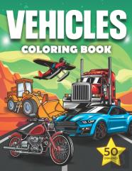 Vehicles Coloring Book