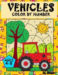 Vehicles Colour By Number