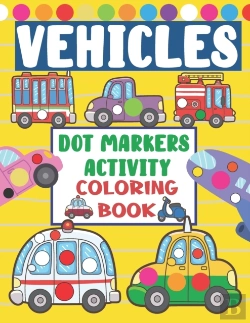 Bertrand.pt - Vehicles Dot Markers Activity Coloring Book