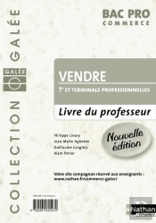Vendre Bac Pro Commerce Galee Livre Du Professeur  2008