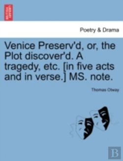 Bertrand.pt - Venice Preserv'D, Or, The Plot Discover'