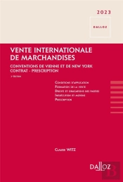 Vente Internationale De Marchandises (Édition 2023/2024)