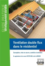 Ventilation Double Flux Dans Le Residentiel - Conception, Mise En  Uvre Et Entretien - En Applicatio